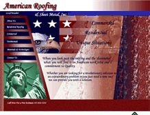 Tablet Screenshot of americanroofing.us